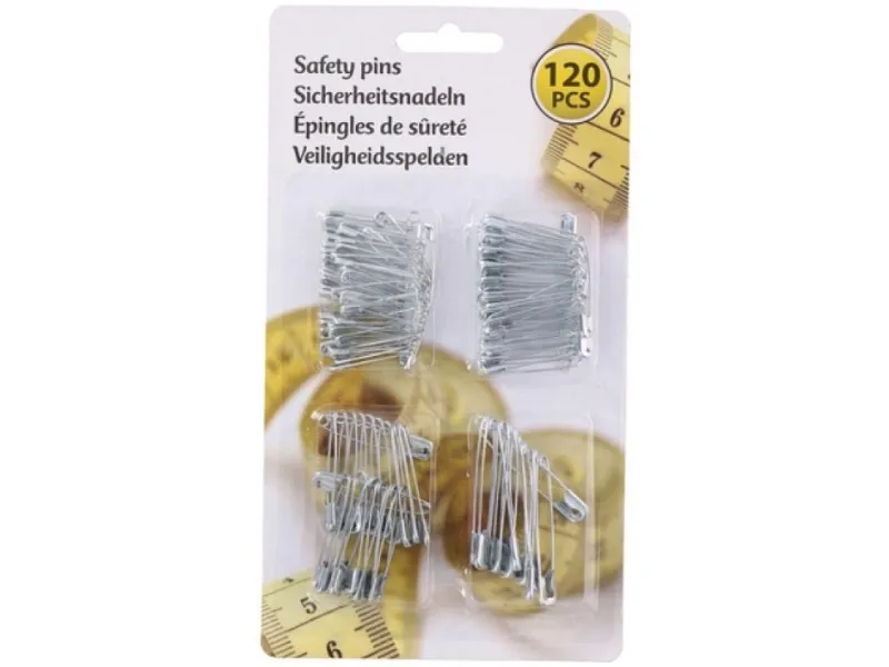 Monroe sikkerhetsnåler 120 stk