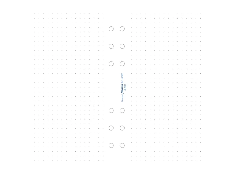 Personal Noteark Dotted Hvide