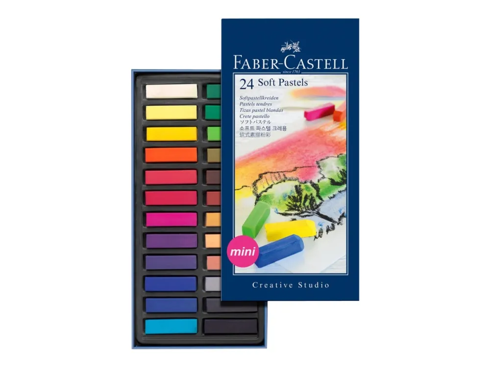 Faber-Castell - Fargeblyant - myk pastell (en pakke 24)