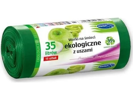 Stella poser for økologisk avfall 35 l, 15 stk på rull