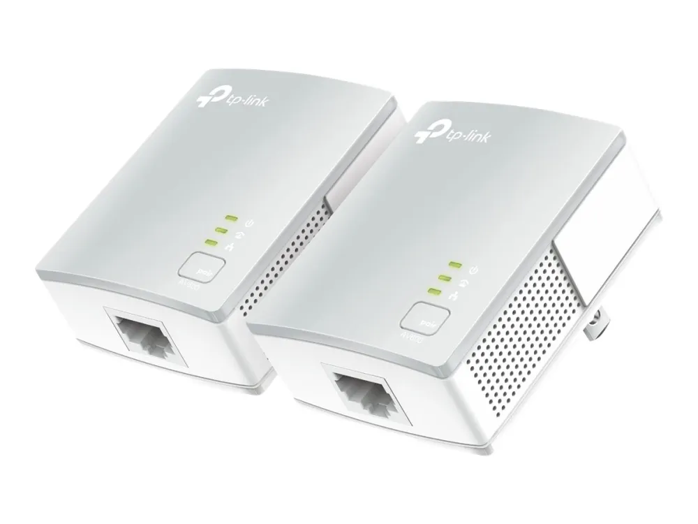 TP-Link TL-PA4010 KIT - Starter Kit - strømlinjeadaptersett HomePlug AV (HPAV) - veggpluggbar (en pakke 2)