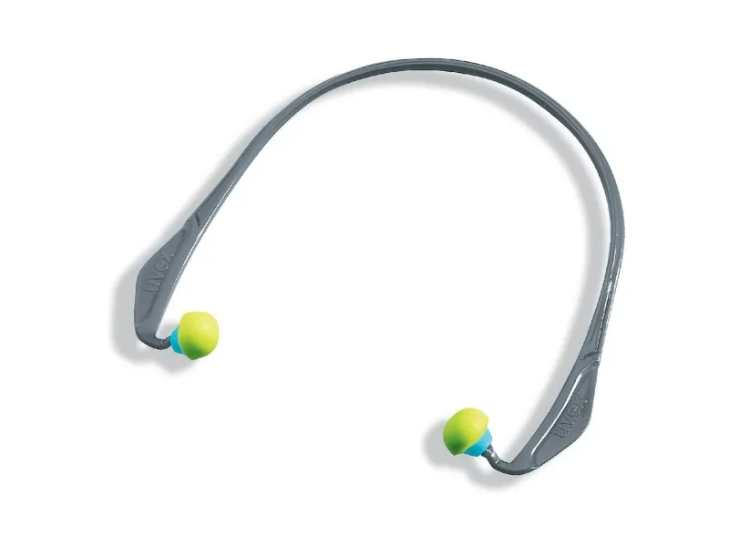 Uvex 2125361, Gjenbrukbar øreplugg, In-ear, Blå, Grå, Gult, 24 dB, 15 stykker