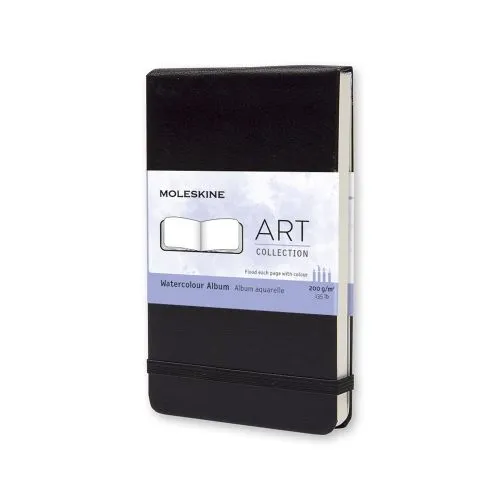 Moleskine Cahier, monokromatisk, svart, 64 ark, 70 g/m², innbundet, universell