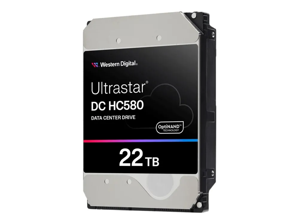 WD Ultrastar DC HC580 WUH722422AL5204 - Harddisk - Data Center - 22 TB - intern - 3.5 - SAS 12Gb/s - 7200 rpm - buffer: 512 MB