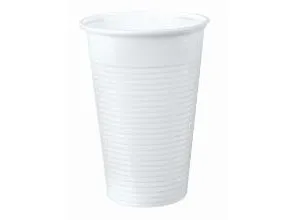 Drikkebæger 20cl Ø70,2xH98mm PP Hvid,30 ps x 100 stk/krt