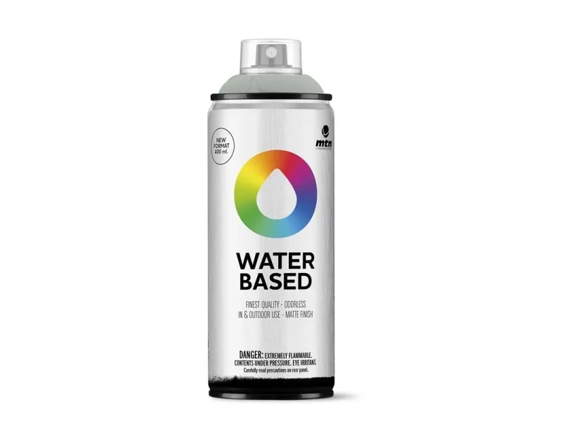 Montana vannbasert spraymaling, lys grå, 0,4 l