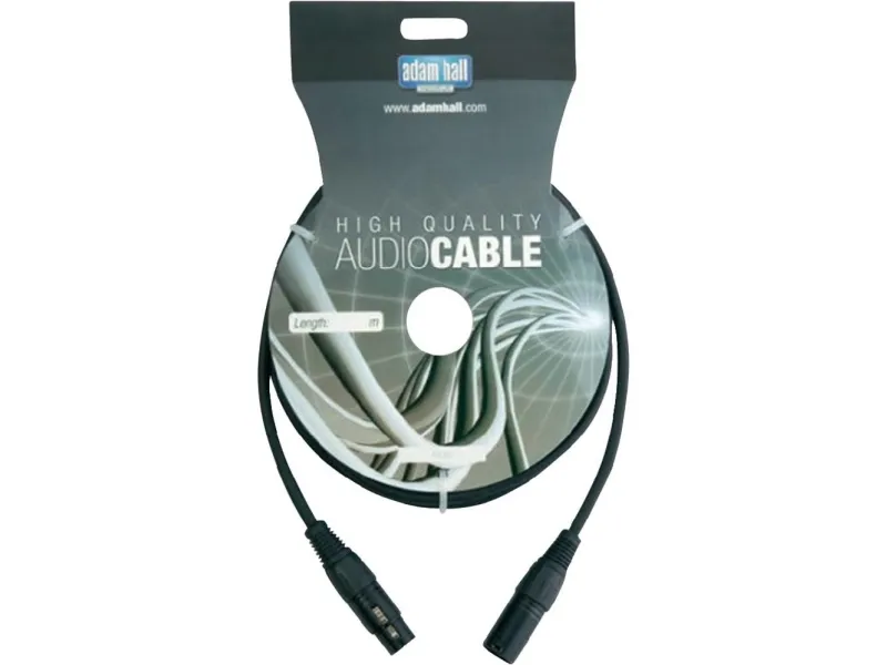 AH Cables KDMX3 DMX tilkoblingskabel [1x XLR-plugg - 1x XLR-tilkobling] 3,00 m