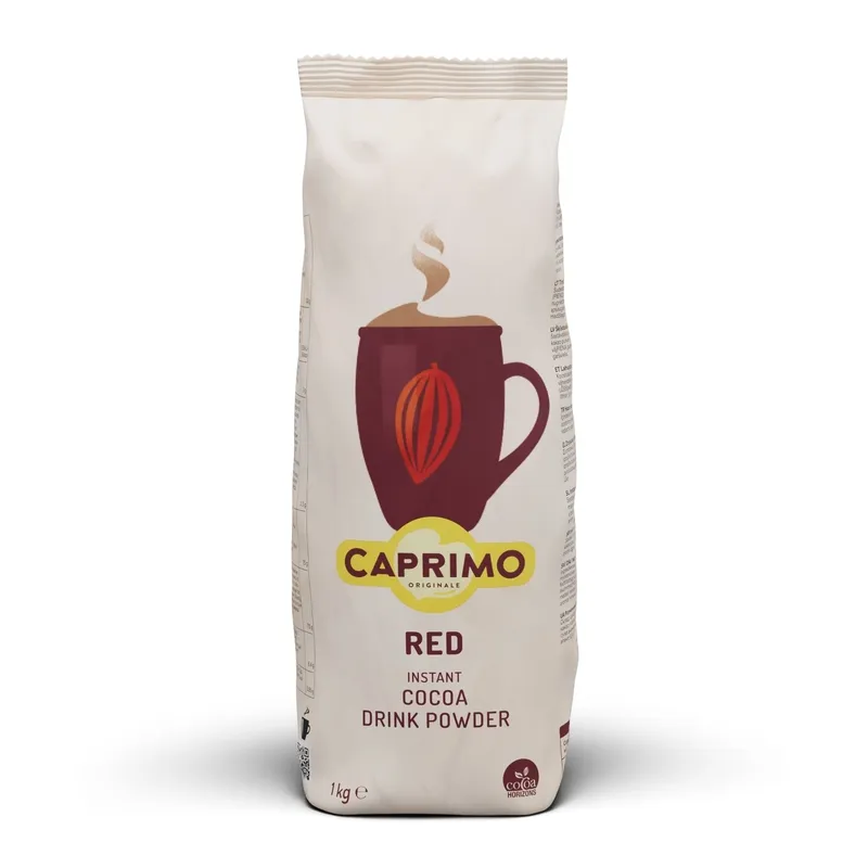 Caprimo Choco Red Kakaodrik 16% - til automat eller i kop - 1kg - (10 poser)