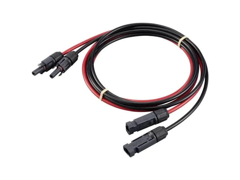Sygonix SY-6407666 solstik 4 mm² (plugg og sokkel), kabel 2 m