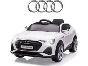 Milly Mally Audi E-Tron Sportback batteridrevet kjøretøy (hvit)