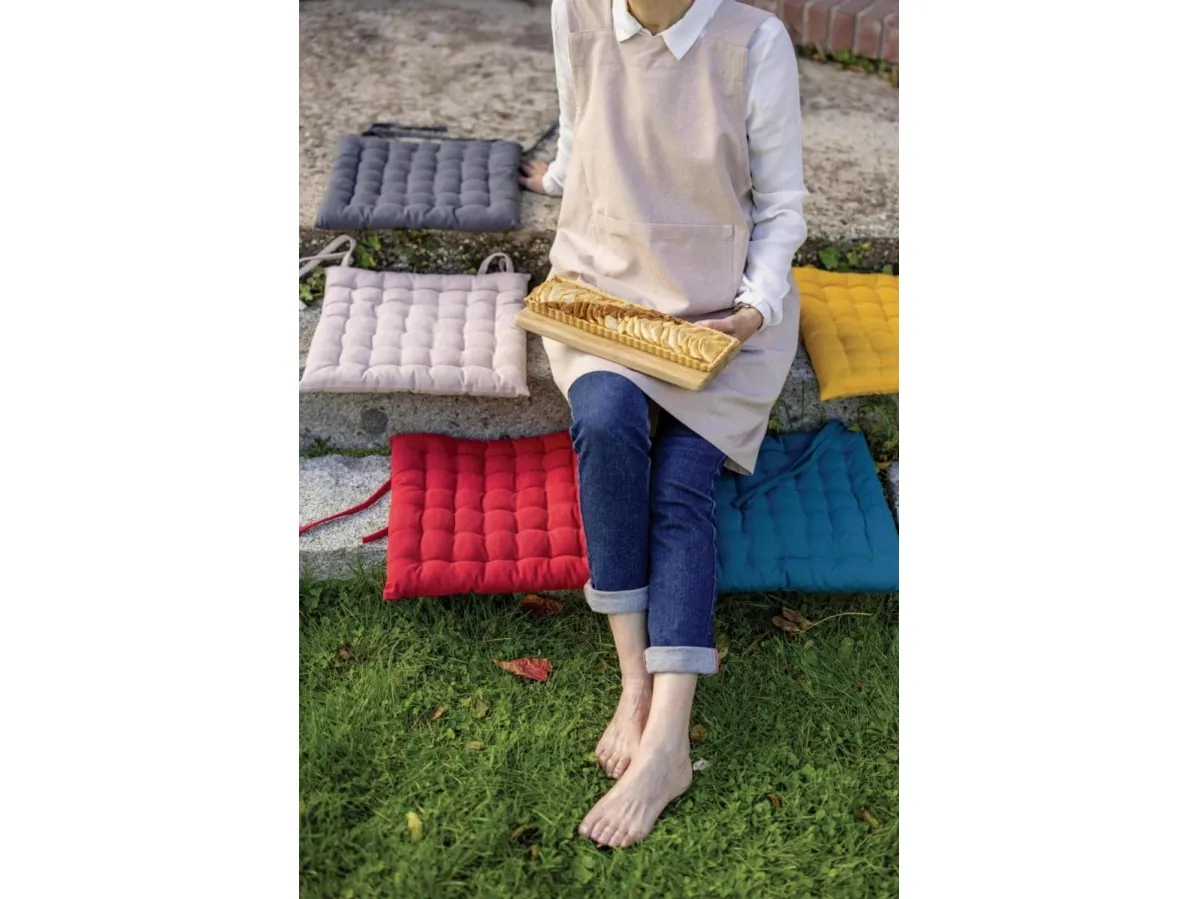 VIVARAISE ZEA CHAIR SEAT PAD Sunflower 38x38x3