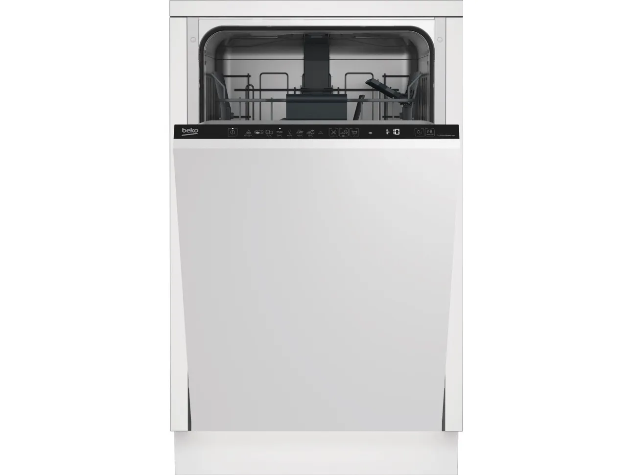 Beko DIS48020 - Oppvaskmaskin - innebygd - Nisje - bredde: 45 cm - dybde: 56 cm - høyde: 82 cm
