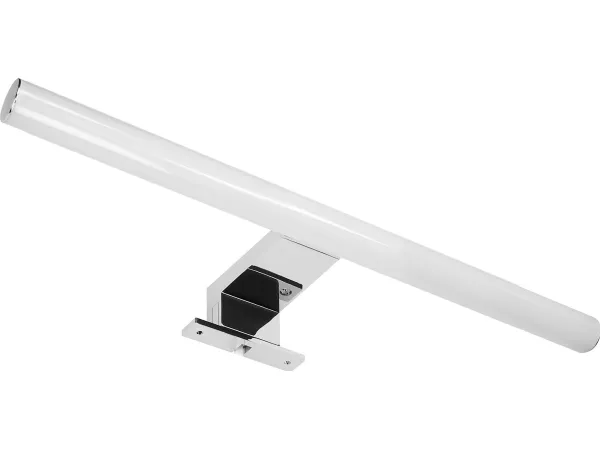 Vegglampe Orno PEEGEL LED 9W, speillampe, 810 lm, 4000K, lengde 60 cm, plast + akryl, sølv