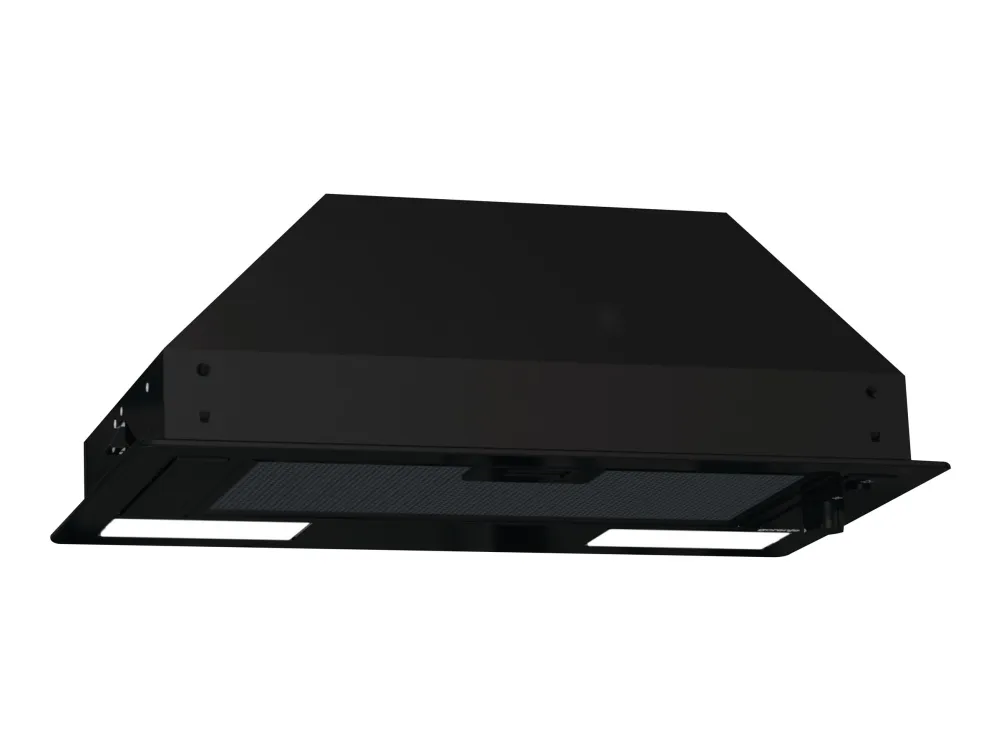Gorenje Essential BHI681EB - Panser - integrert - bredde: 53.4 cm - dybde: 30 cm - ekstraksjon og resirkulasjon (-) - med intern motor - svart