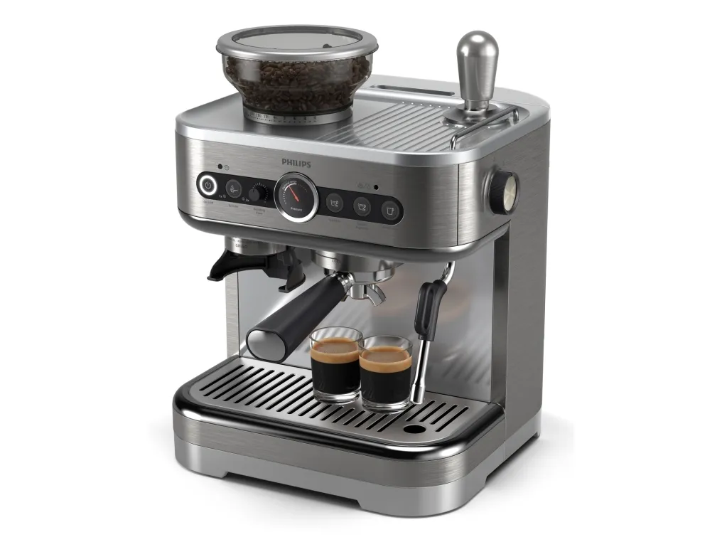 Philips PSA3218/01, Espressomaskin, 2,5 l, Kaffe bønner, Innebygd kaffekvern, 1350 W, Rustfritt stål