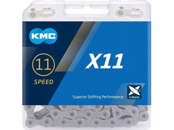 Grandine KMC X11 kjede 11 gir 114 ledd grå