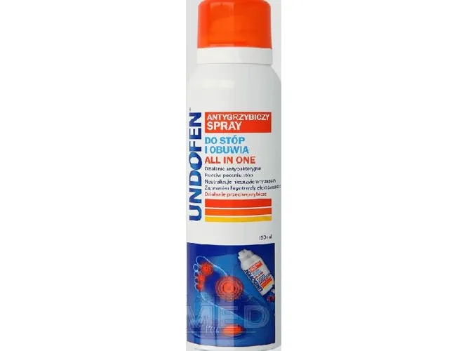 Undofen Active Foot and Shoe Spray All in 1 Refreshing Deodorant 150ml - Expires 02/25