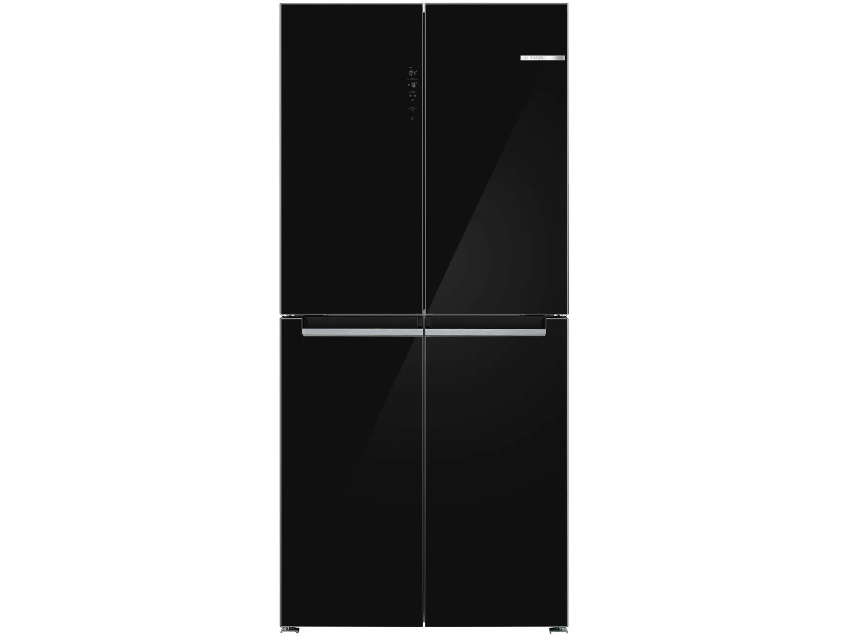 Bosch Serie 4 KMC85LBEA, Frittstående, Flere dører, Svart, 4 dører, Berøringskontroll, På dør