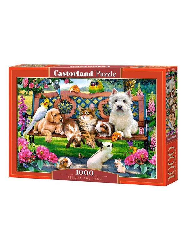Selecta Play Castorland Jigsaw Puzzle Pets in the Park 1000pcs. Gulv