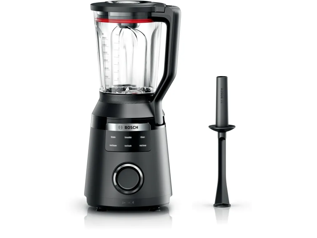 Bosch Serie 6 MMB6652B, Bord juicepresse, 2 l, Isknusing, 1 m, 1800 W, Sort