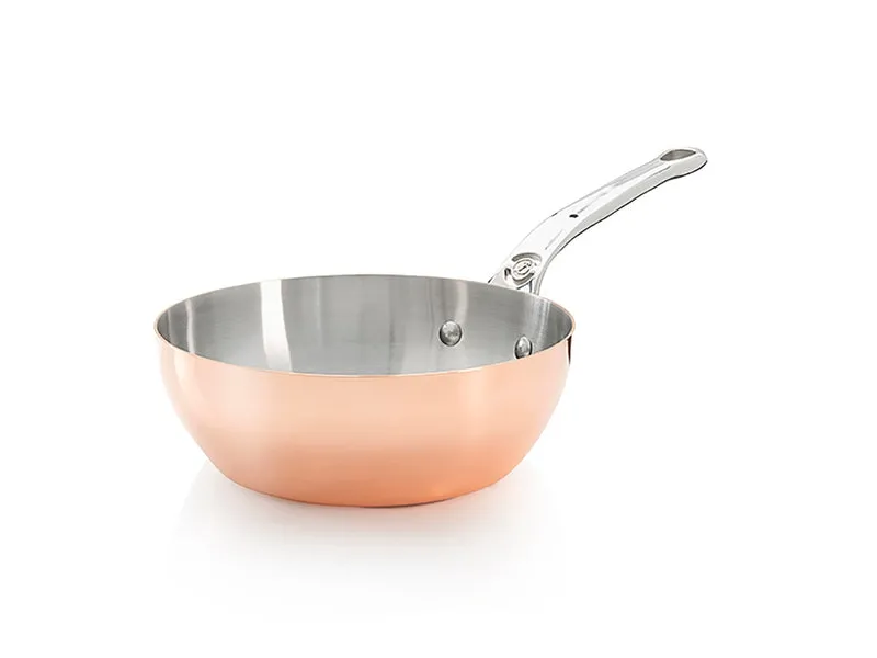 de Buyer Prima Matera, Rund, Sautépanne, Kobberfarge, Rustfritt stål, Kobber, Rustfritt stål, 3,12 L
