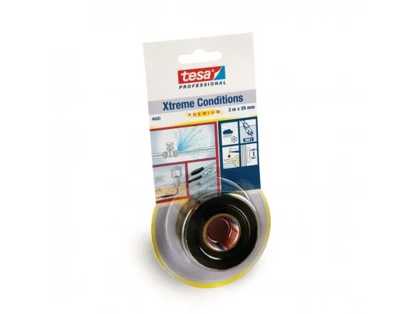 Tesa Selvsammenslående tape 25mm sort 3m - H0460004