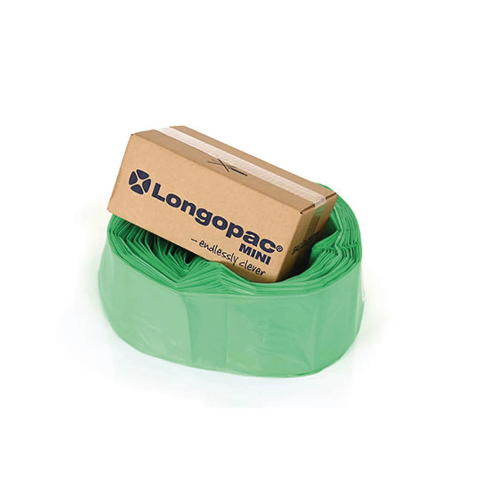 Slangepose, Longopac Mini, 60 m, BxL: 35,7 cm x 60 m, grøn
