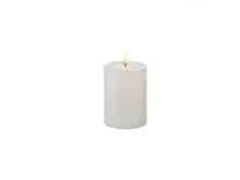 Sirius SilleKalenderlys Hvid - Ø 7,5 cm - H 10 cm