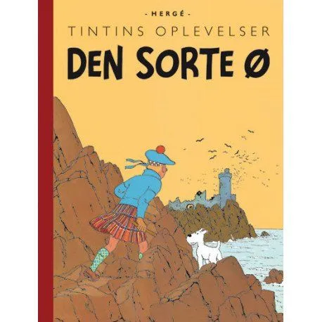 Tintin: Den svarte øya – nyutgave | Hergé | Språk: Dansk