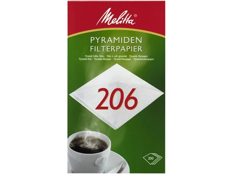 Melitta 200658, Kopp, Éngangskaffefilter, Papir, Hvit, Melitta 608, 620, 200 stykker