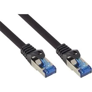 Alcasa 8060-SF003S nettverkskabel 0,25 m Cat6a S/FTP (S-STP) svart (8060-SF003S)