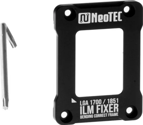 NeoTec NeoTEC ILM Fixer Kontaktramme Svart LGA 1700 / 1851 Bøying Korrekt ramme