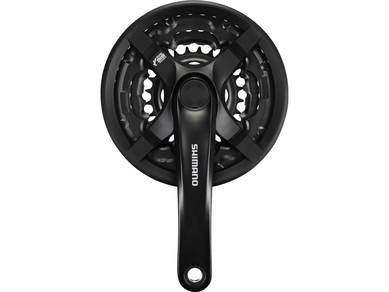 Shimano FC-TY501 kranksett 175 mm 42/34/24T 6–8 år med kjedebeskyttelse