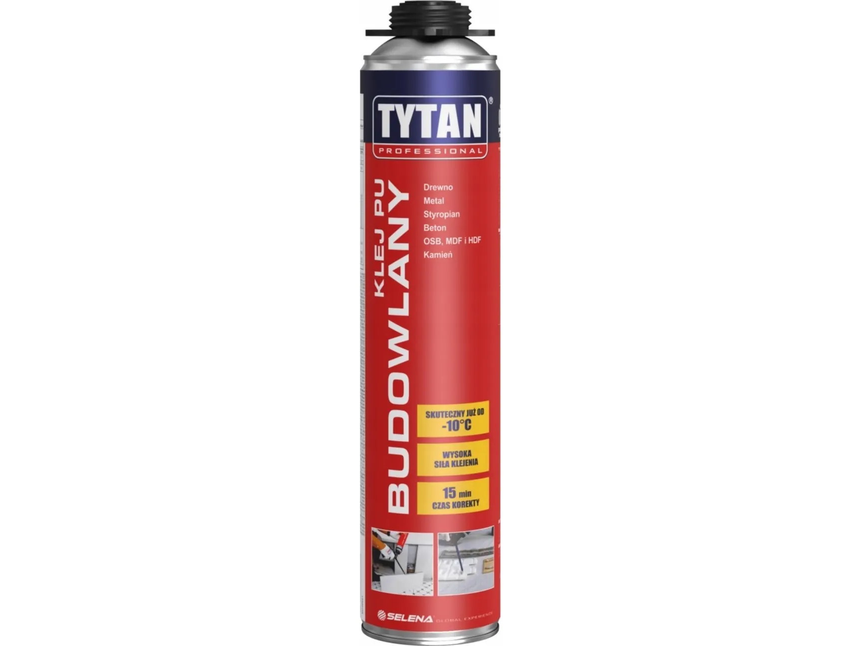 Tytan byggeskum monteringspistolskum 720 ml, grå