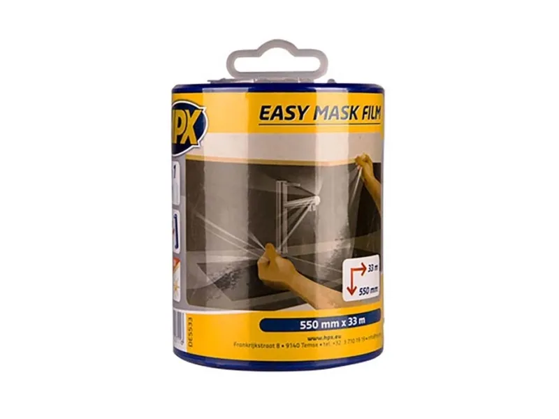 HPX afdækningsfilm i dispenser 550mm x 33m