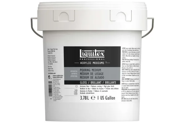 Proff. acryl pouring medium, blank 3,78 L