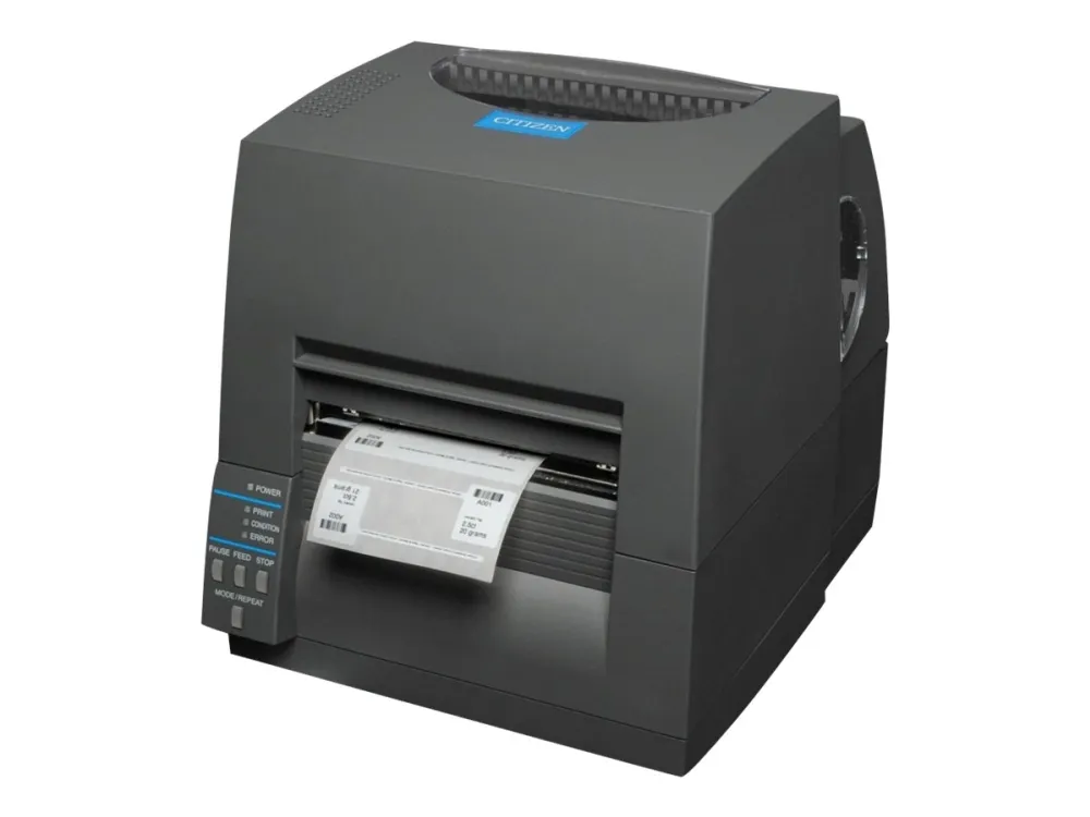 Citizen CL-S631II - Etikettskriver - direktetermisk / termisk overføring - Rull (11,8 cm) - 300 dpi - inntil 100 mm/sek - USB, RS232 - svart