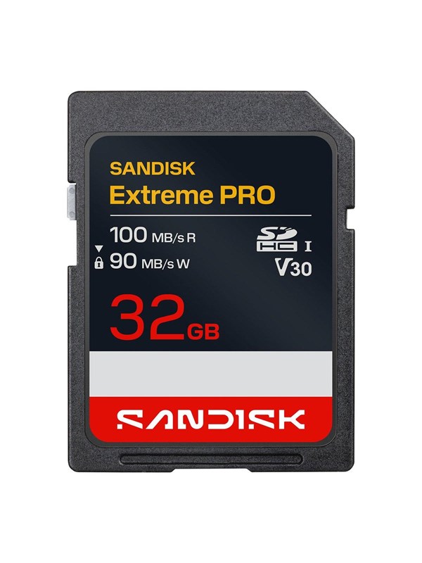 SANDISK Extreme PRO SD - 100MB/s - 32GB