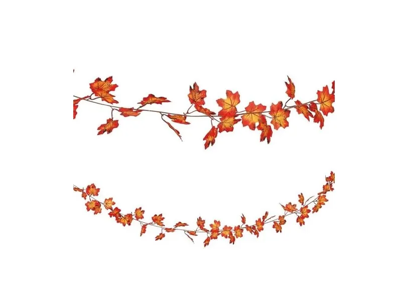 Efterårs blad guirlande, 190 cm