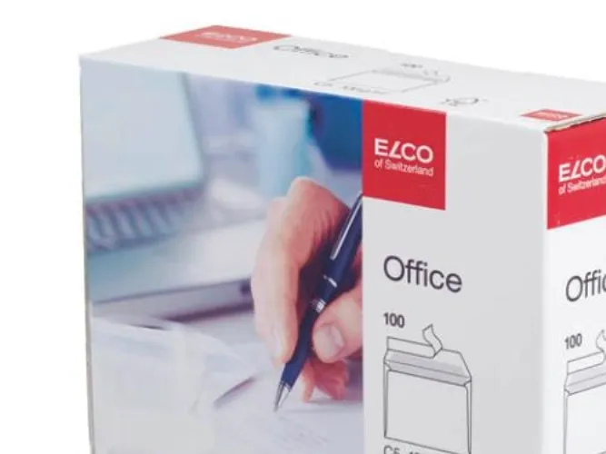Elco Office C5, C5 (162 x 229 mm), Hvit, 100 g/m², 162 mm, 229 mm, 100 stykker