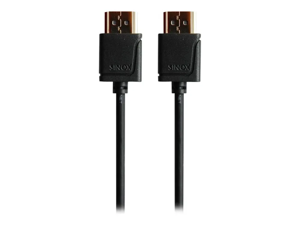 Sinox Plus - High Speed - HDMI-kabel med Ethernet - HDMI hann til HDMI hann - 3 m