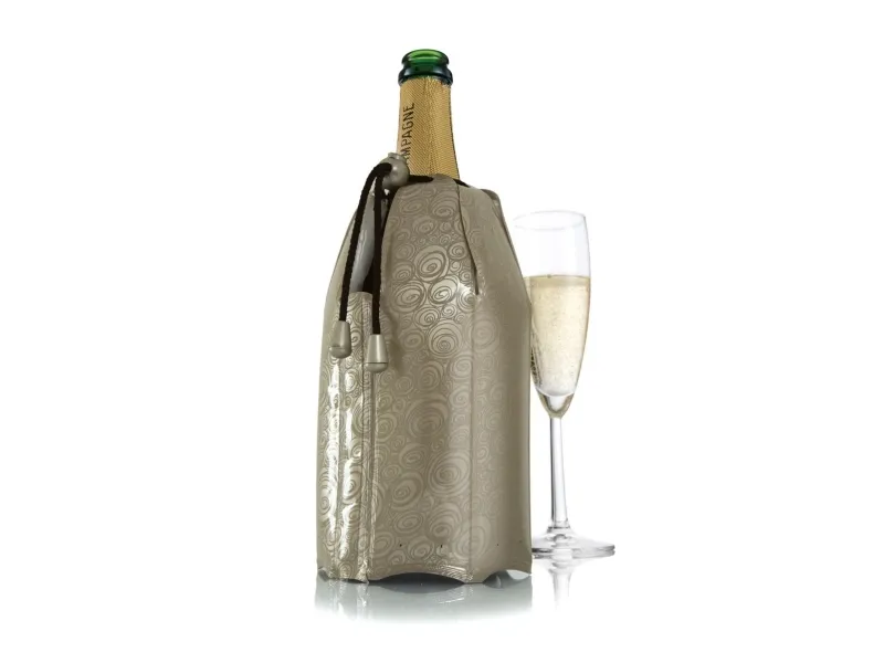 Vacu Vin Active Champagne Cooler, Glass Flaske, Vin, Gull, Mønster, 5 min
