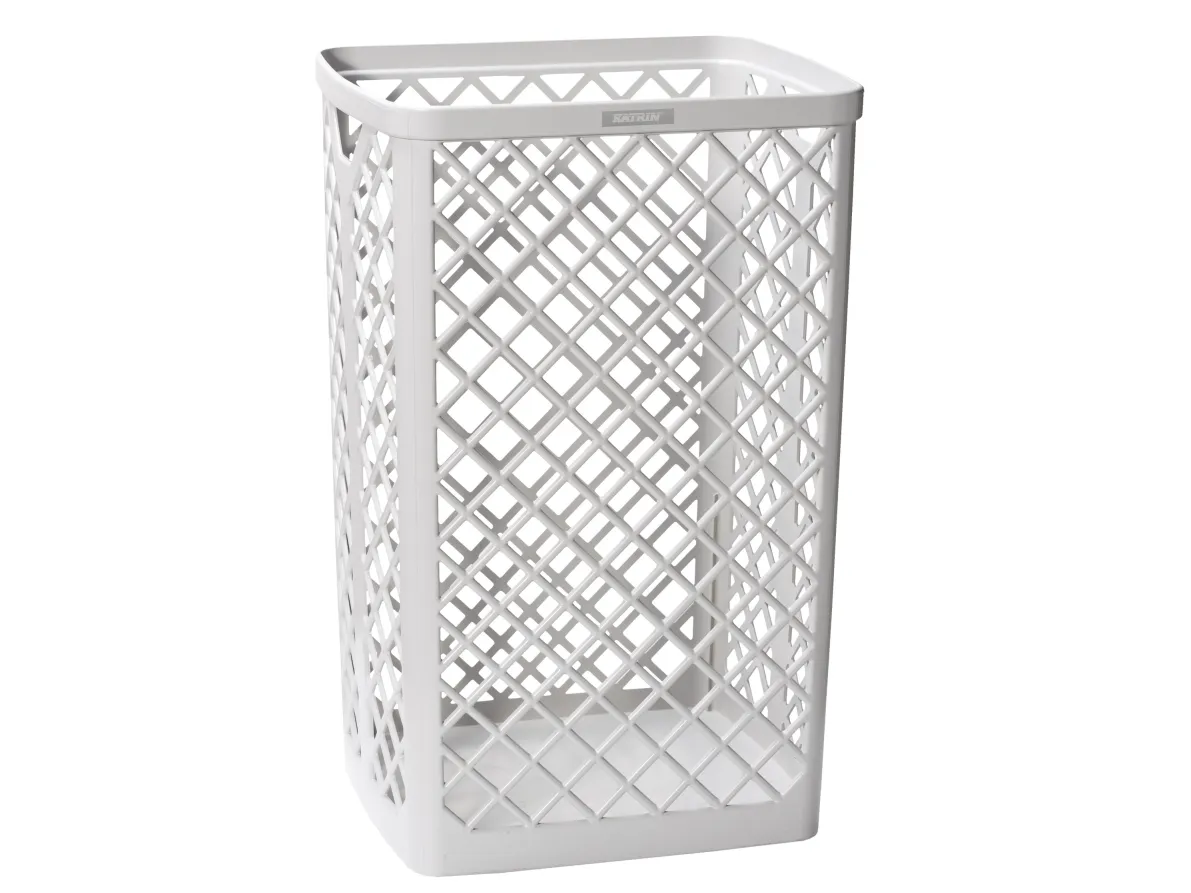 Affaldskurv Katrin 40 ltr. plast hvid