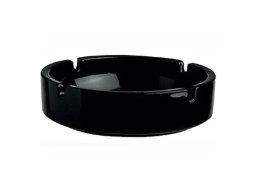 Askebæger Ø10.7 cm Glas Sort,24 stk/krt