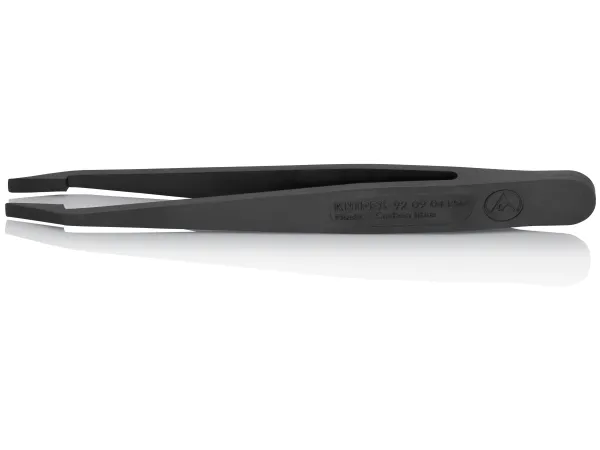 Knipex 92 09 04 ESD, Sort, Flat, Bøyd, 4,5 g, 11,5 mm, 115 mm