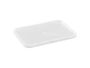 Plastlåg L175 x B120 x H5 mm Til 500-960ml Nudelbakker OPP Transparent,50 stk/ps - (50 stk.)