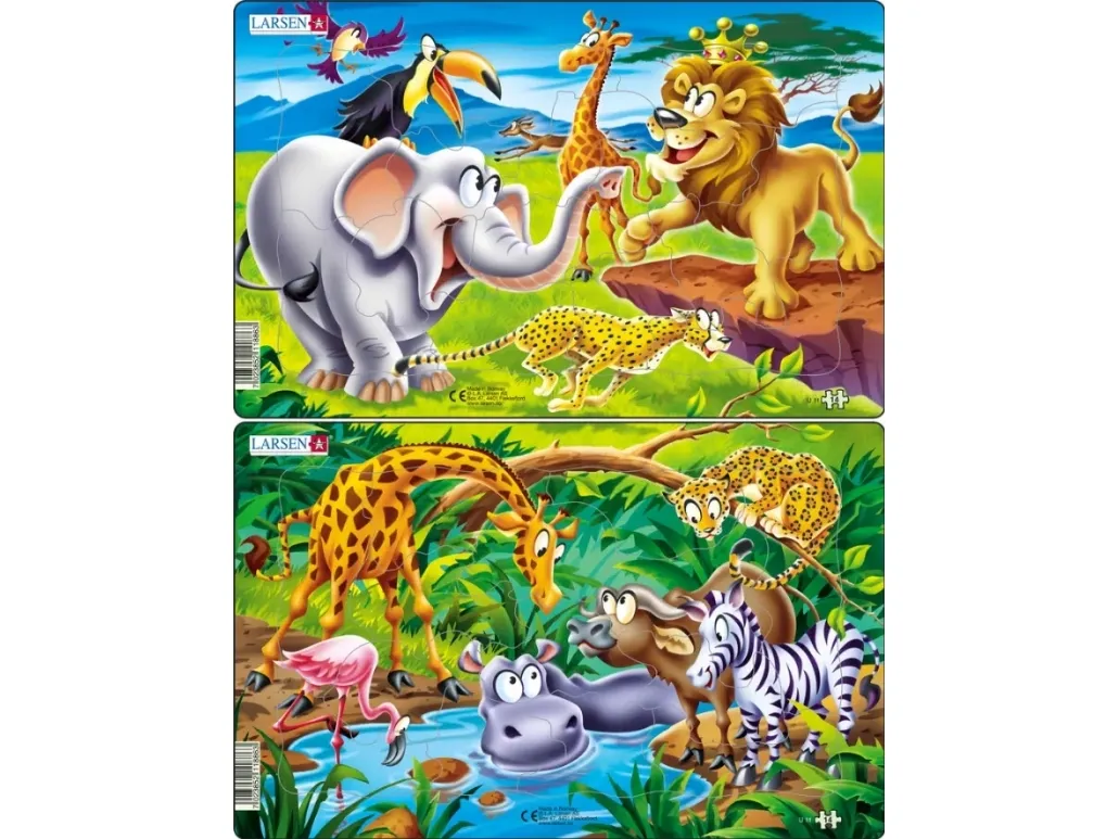 Larsen puslespill Safari Midi