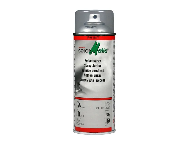 ColorMatic Fælgspray sølv 400ml.