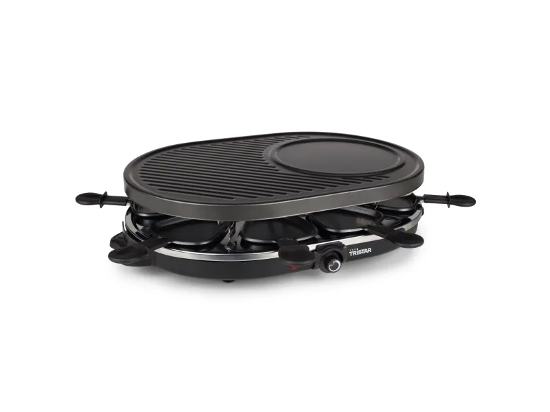 Tristar RA-2996, 8 person(er), Sort, Oval, 430 x 300 mm, Rotasjon, 1200 W