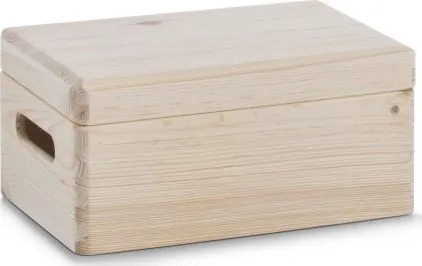 Zeller kasse i furu med lokk 20x30x13,7 cm